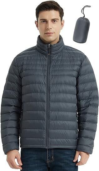 

Куртка Slow Down Men's Packable Down, темно-серый