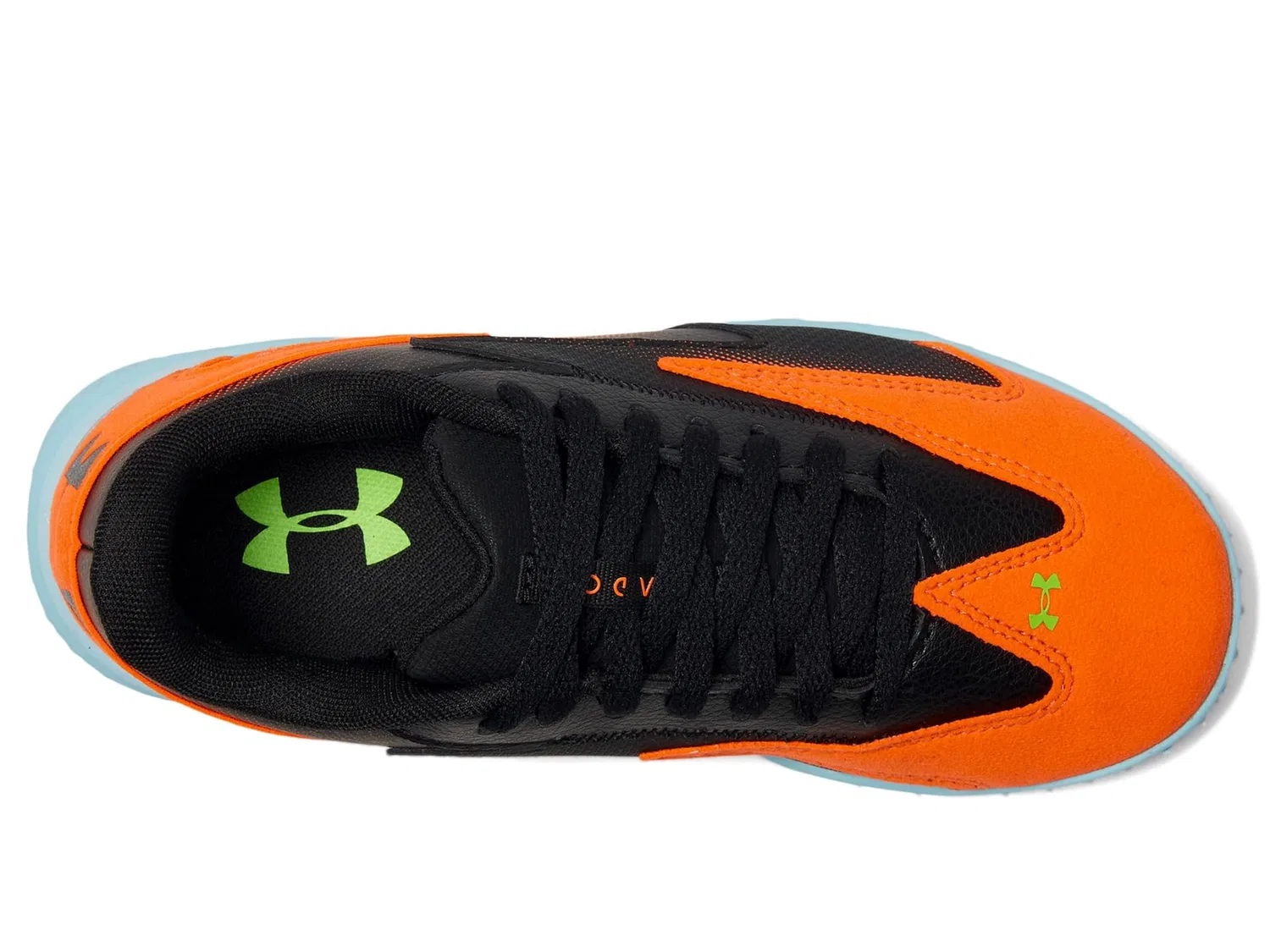 Детские футбольные бутсы с круглым носком Shadow Turf 3 Jr. Under Armour, Black Red Ares — фото 2