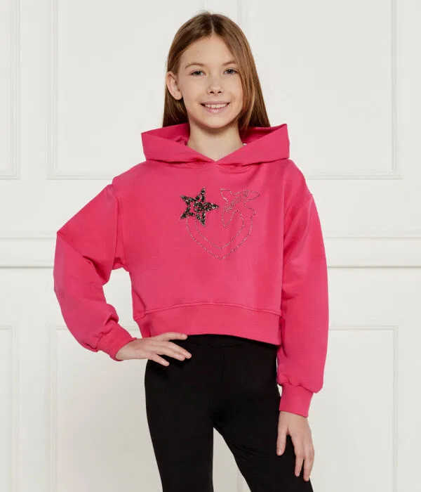 Детское худи для девочек Regular Fit Pinko Up, Rosa