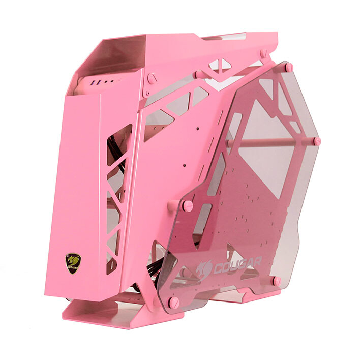 

Корпус Cougar Conquer, Mid Tower, розовый