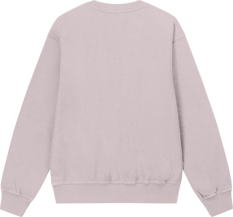 Толстовка Stussy Glamour Pigment Dyed Crew 'Blush', фиолетовый — фото 3