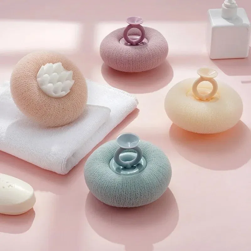 Бамбуковые мочалки для душа, Mesh-Pouf, DFJOENVLDKHFE, 1 шт, 11*9см — фото 3