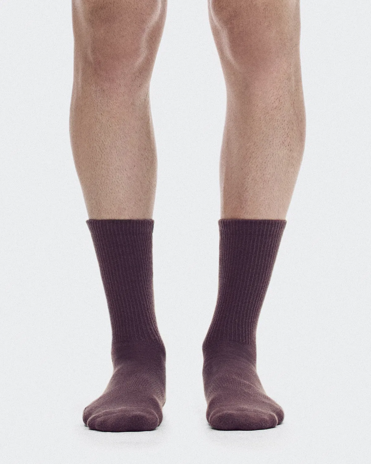 Детские высокие носки с полосатой вставкой Courtside Sock High 2P On, Ivory Mulberry — фото 2