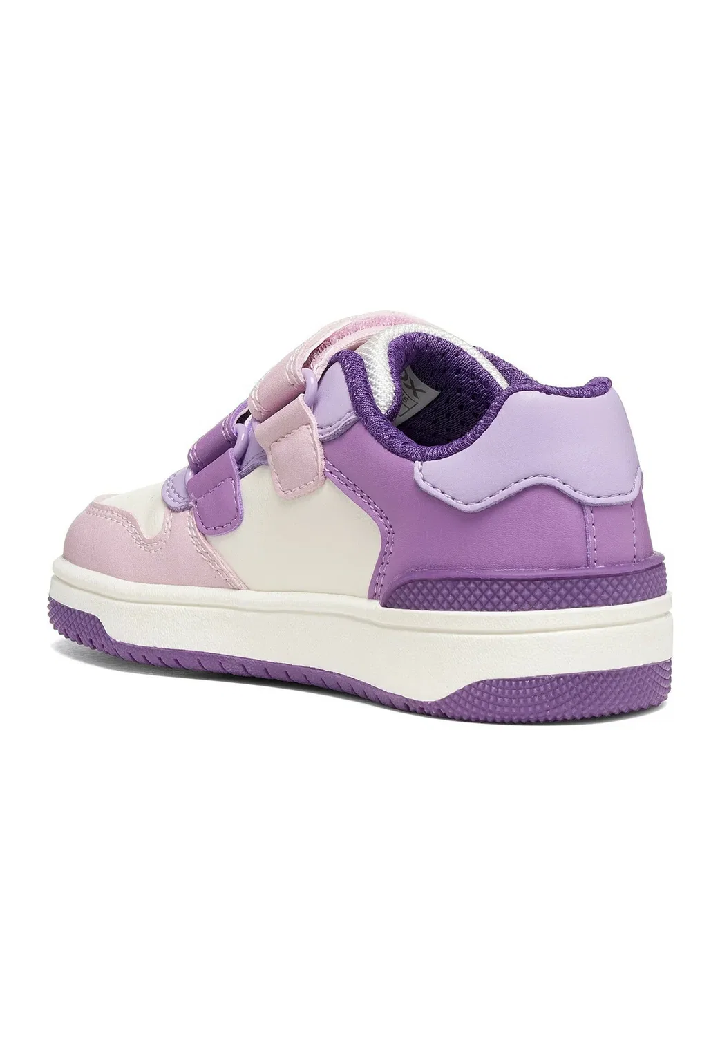 J washiba girl - детские туфельки Geox, White Dark Lilac — фото 4