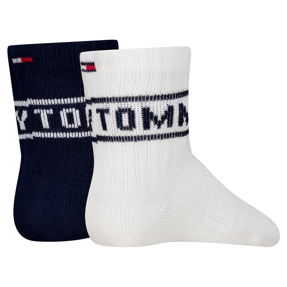Носки спортивные Tommy Hilfiger Sport Baby 2 пары, белый — фото 2