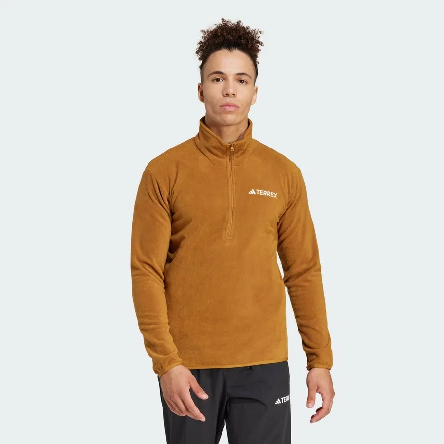 Флисовая куртка-полузамок TERREX JP0785 Multi Essentials adidas, Бронзовый