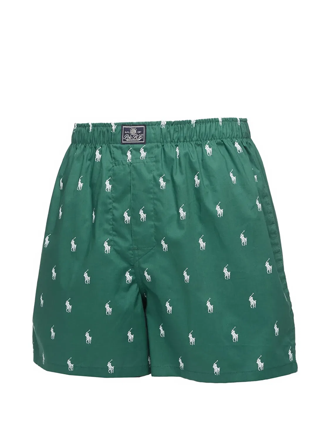 Хлопковые трусы-боксеры, 3 пары Polo Ralph Lauren, зеленый — фото 2