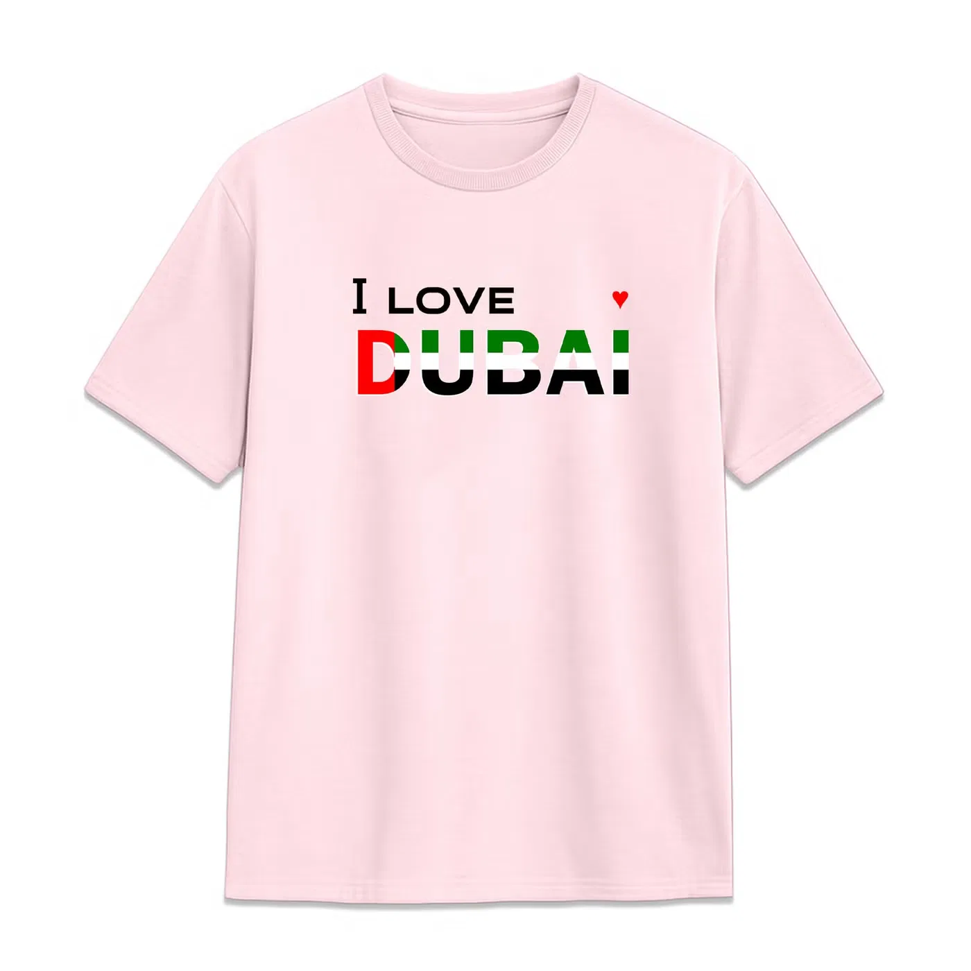 Футболка с принтом I Love Dubai Yoo Street, розовый