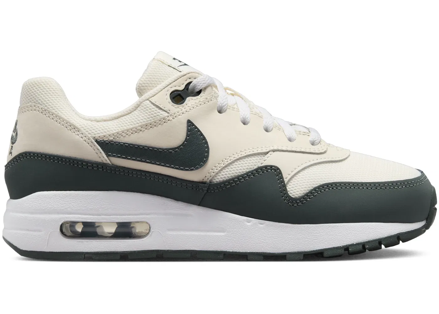 Детские кроссовки Lifestyle Nike Air Max 1, Pale Ivory/White/Bicoastal/Vintage Green