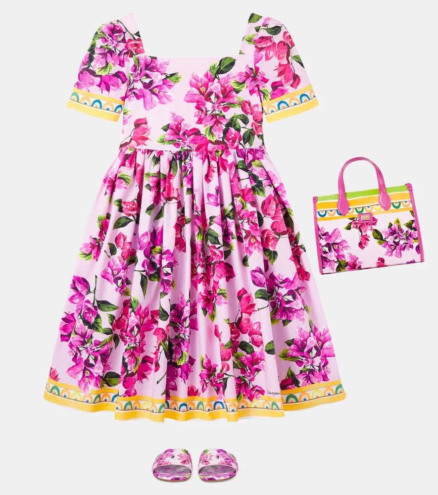 Слайды Taormina Dolce&Gabbana Kids, розовый — фото 2
