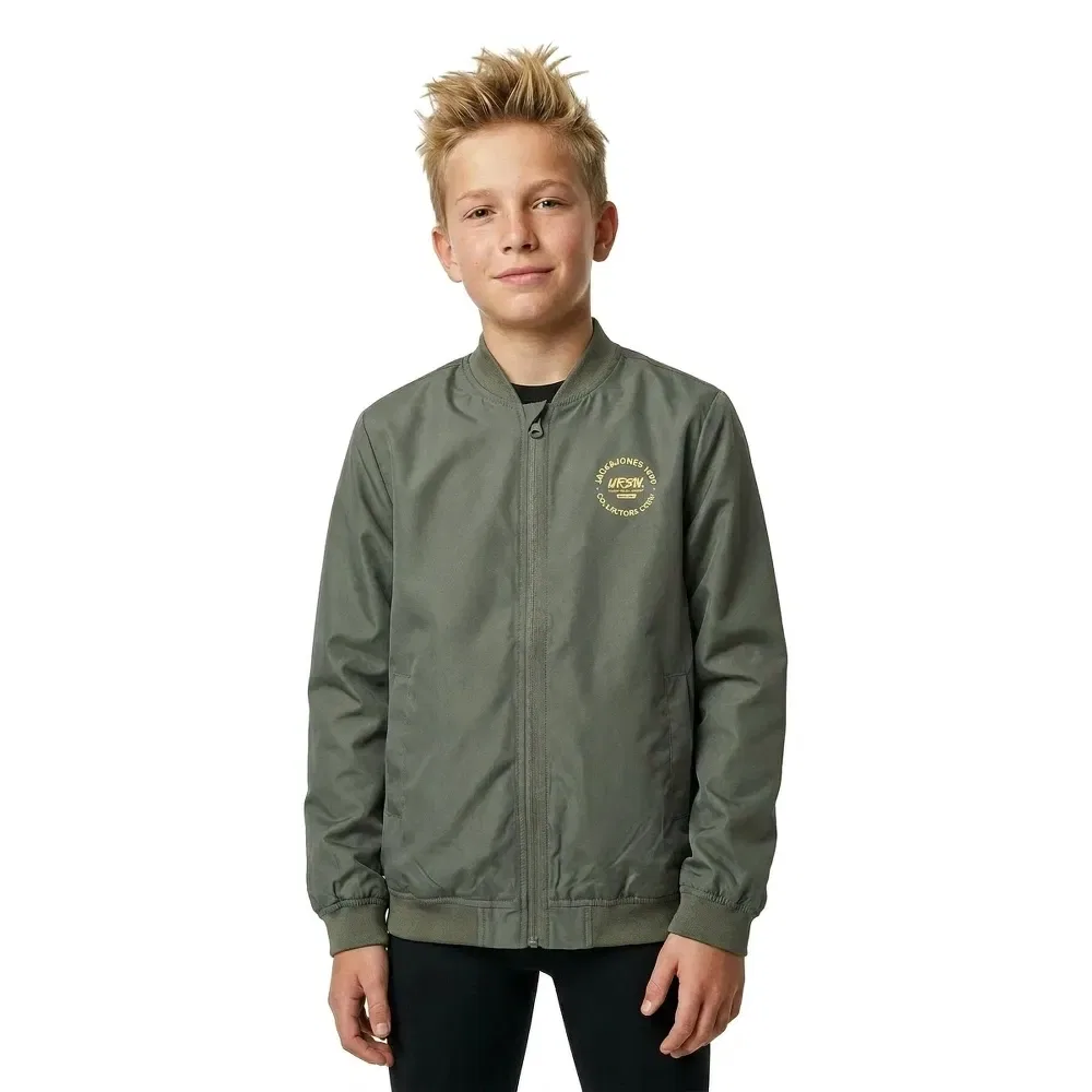 Бомбер Jack & Jones, зеленый — фото 2