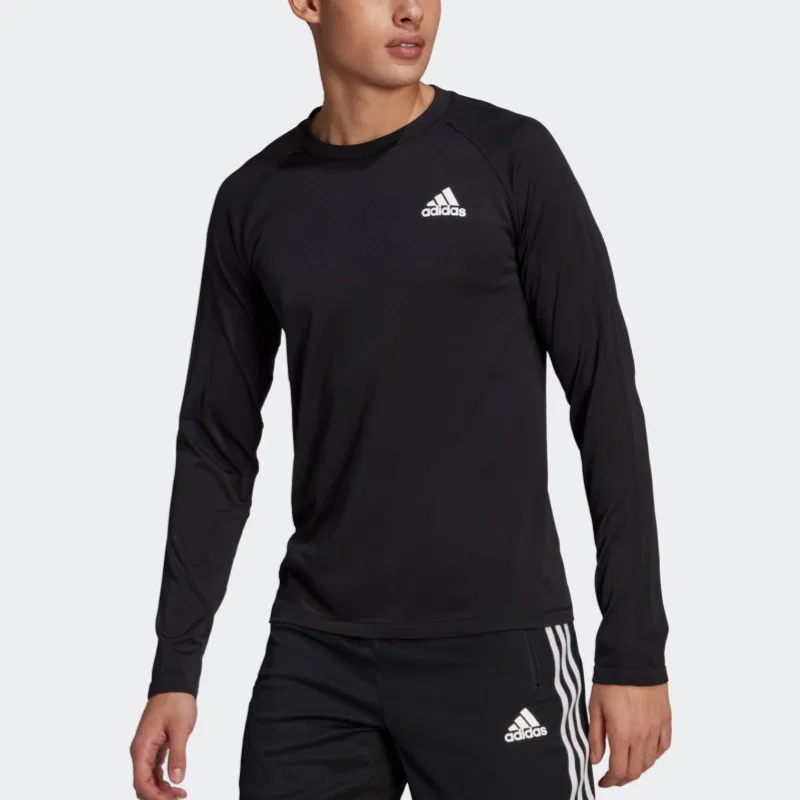 Мужская футболка Black/White Adidas, Black/White — фото 3