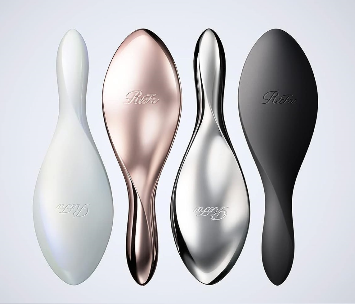 Расческа массажная ReFa Aile Brush, silver — фото 4