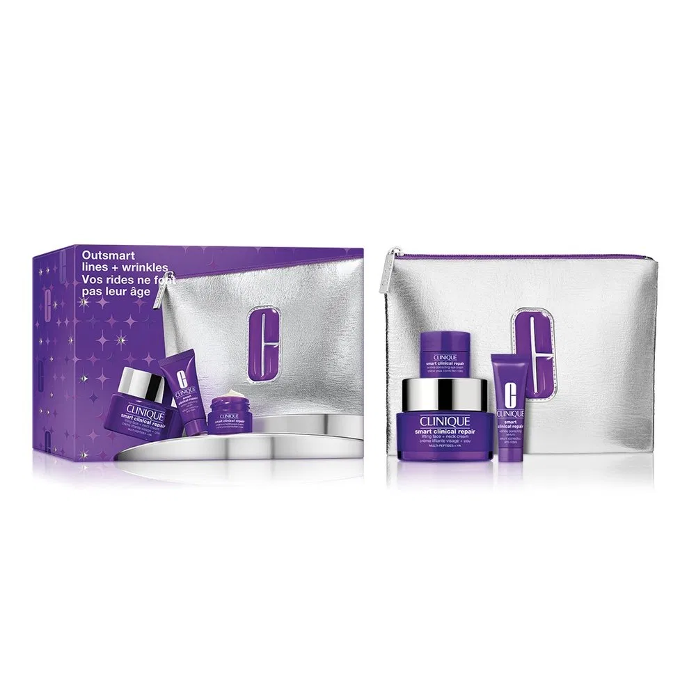 Набор антивозрастной косметики Outsmart Lines + Wrinkles Clinique, Multicolor