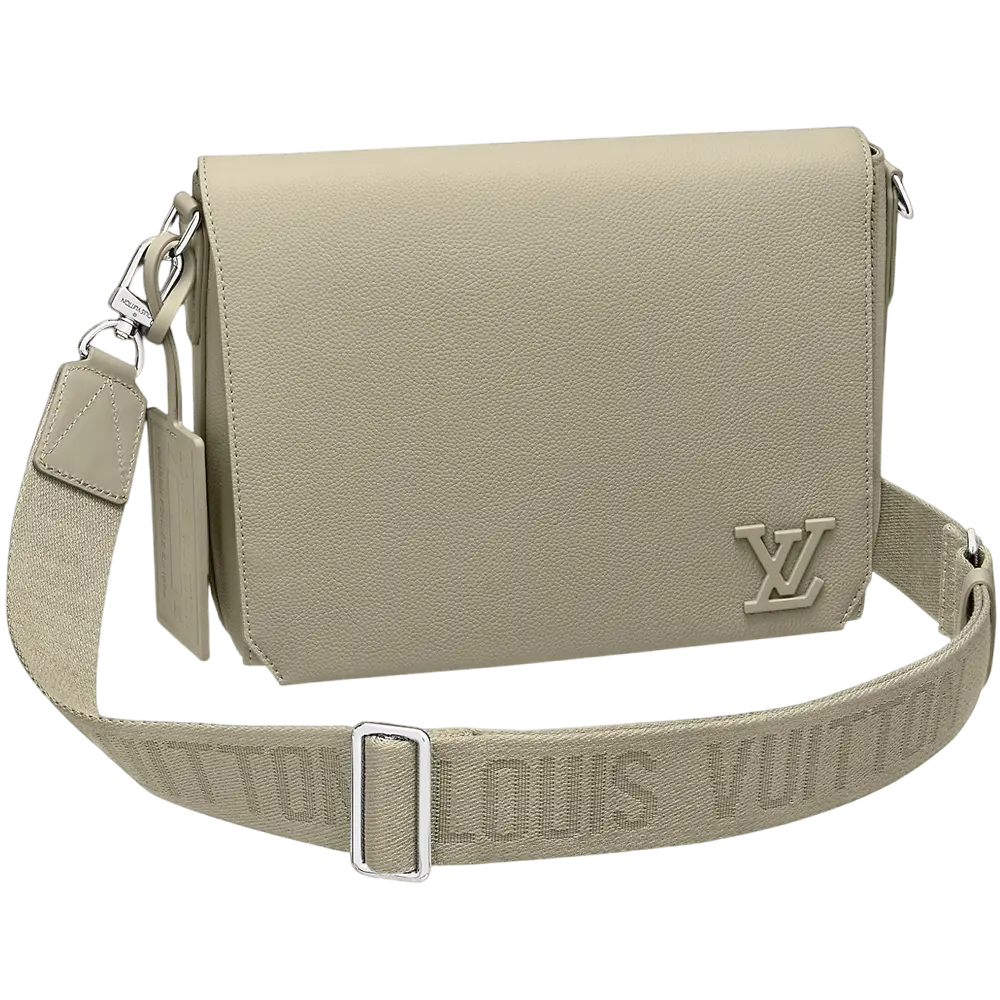 

Сумка-мессенджер Louis Vuitton Takeoff, серо-бежевый