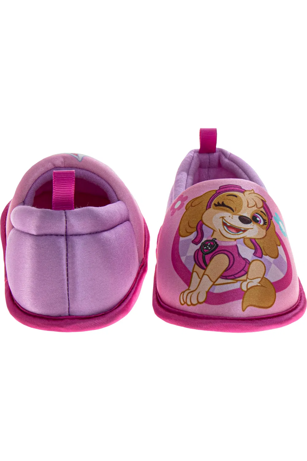 Тапочки детские для девочек с персонажами Paw Patrol Nickelodeon, Pink Purple — фото 3