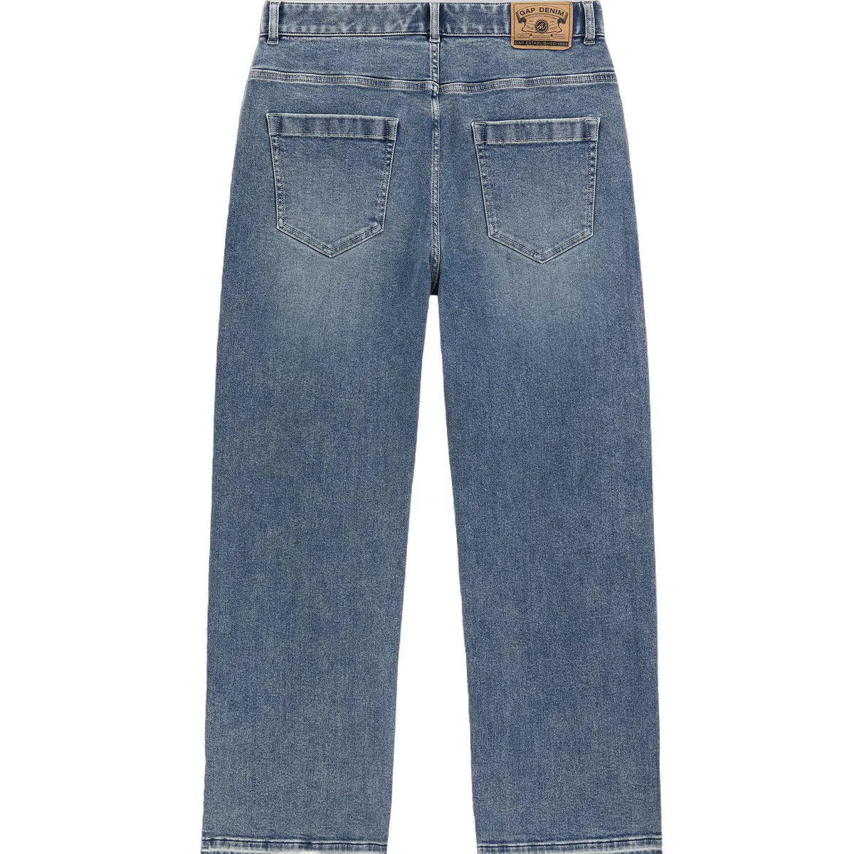 Мужские джинсы прямого кроя Medium Washed GAP — фото 3