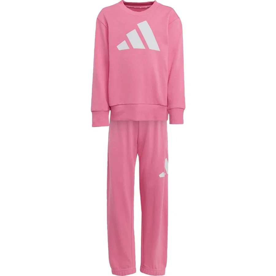 Детский спортивный комплект из футера с длинным рукавом Essentials Joggers Set adidas, Сине-белый — фото 3
