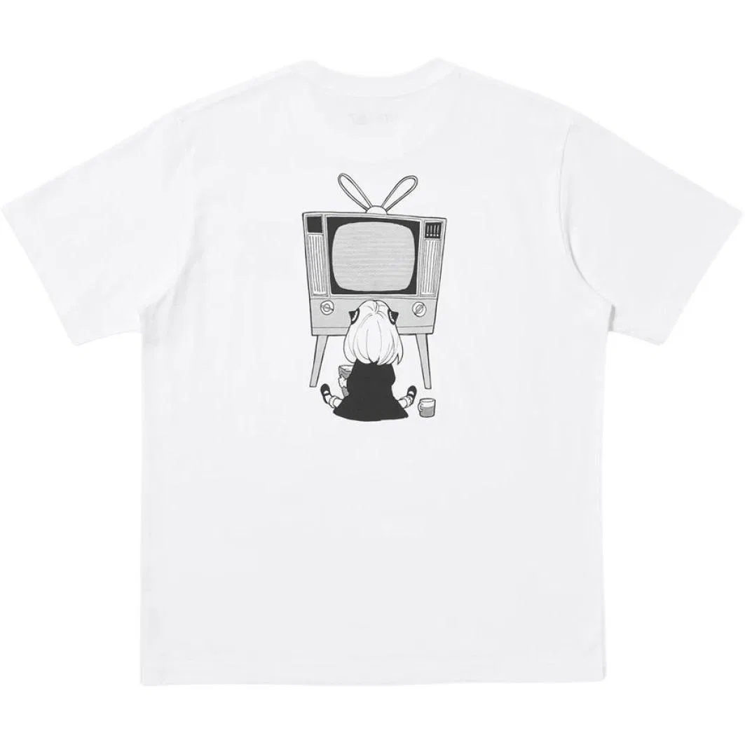 Мужская футболка с принтом SPY×FAMILY Collaboration White UNIQLO — фото 3