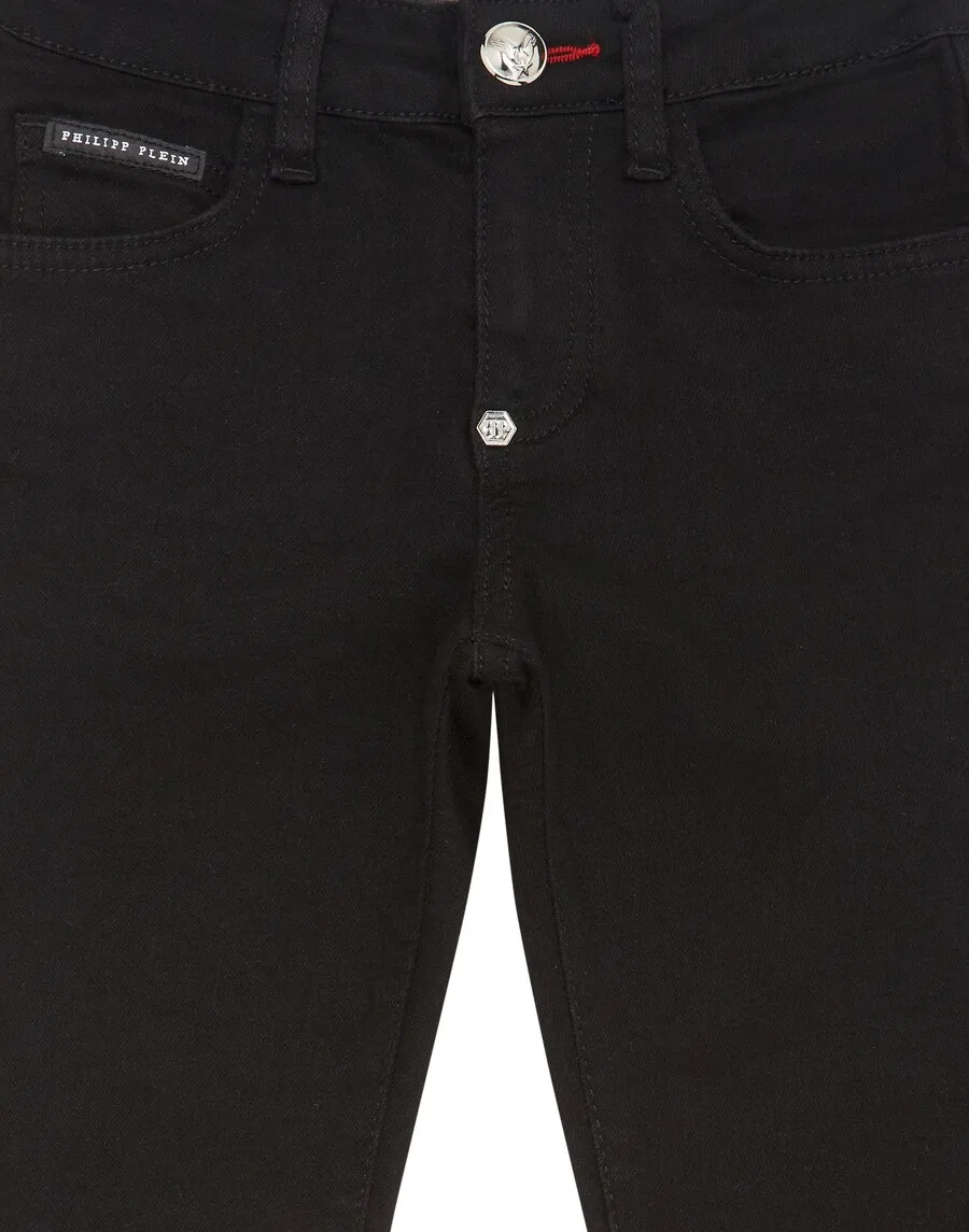 Джинсы Philipp Plein Regular, черные — фото 3