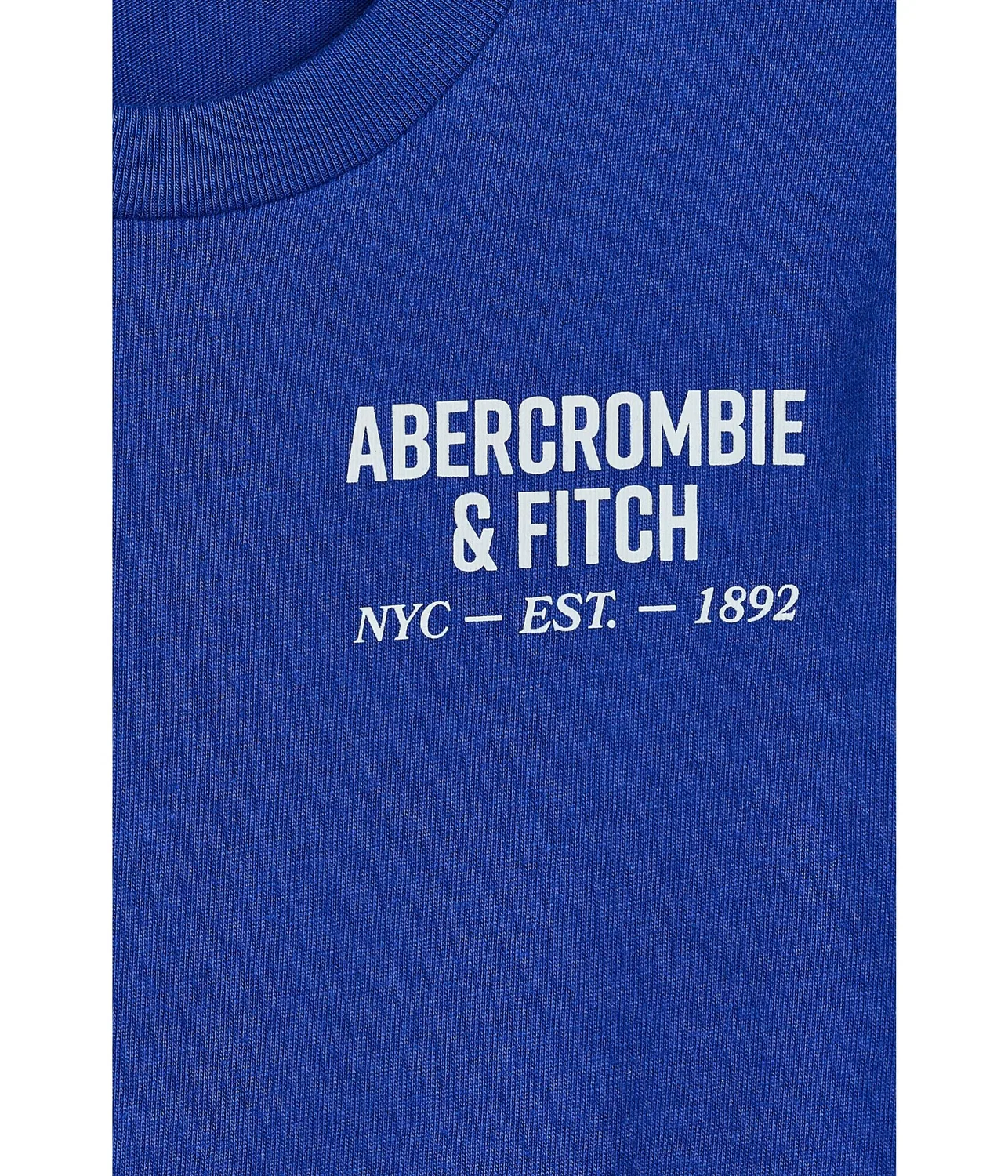 Футболка с логотипом NYC Est 1892 (для маленьких и больших детей) Abercrombie Kids, Mazarine Blue — фото 3