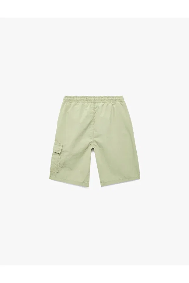 Детские шорты для мальчиков джинсовые Koton, Khaki — фото 4
