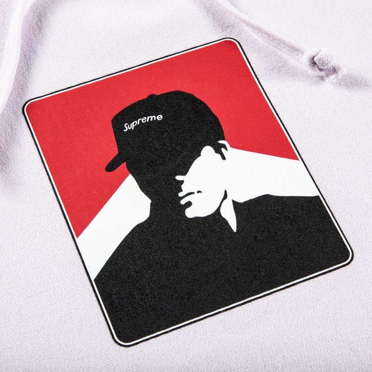 Толстовка Supreme Portrait Hooded Sweatshirt 'Light Purple', фиолетовый — фото 3
