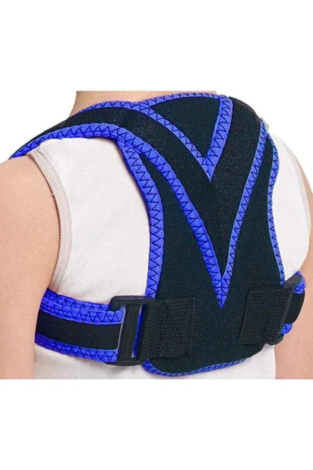 Детский корсет для девочек с длинным рукавом Ankaflex, Blue