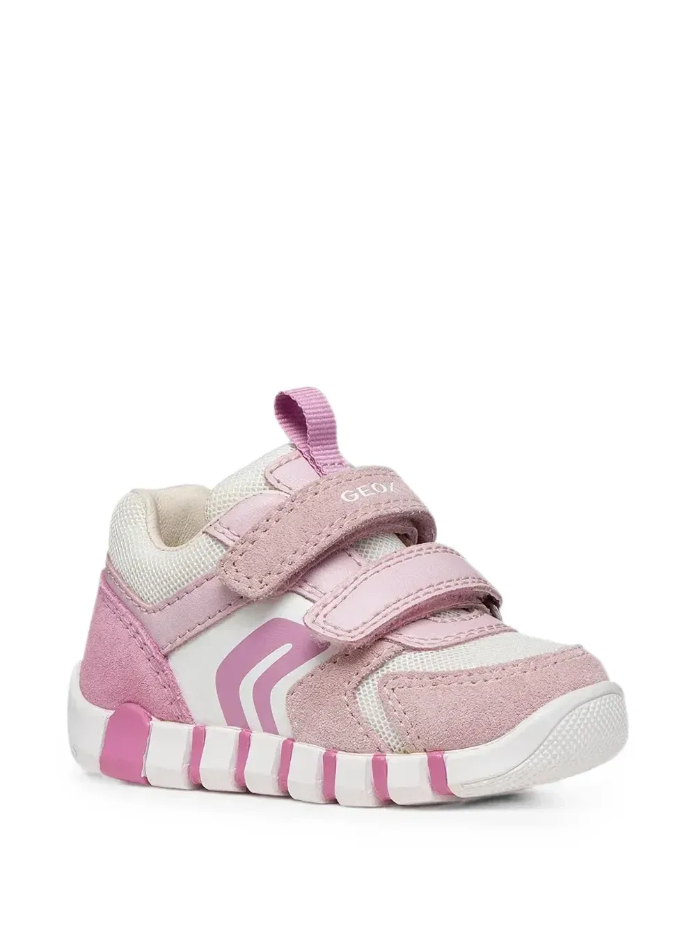 Кроссовки с ремешками Geox Kids, розовый