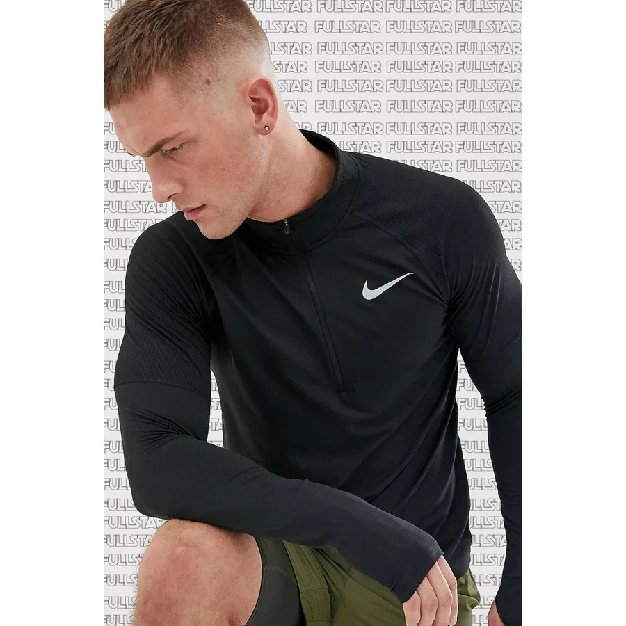 Свитшот Nike Dri Fit Element Top Half Zip, Черный — фото 2