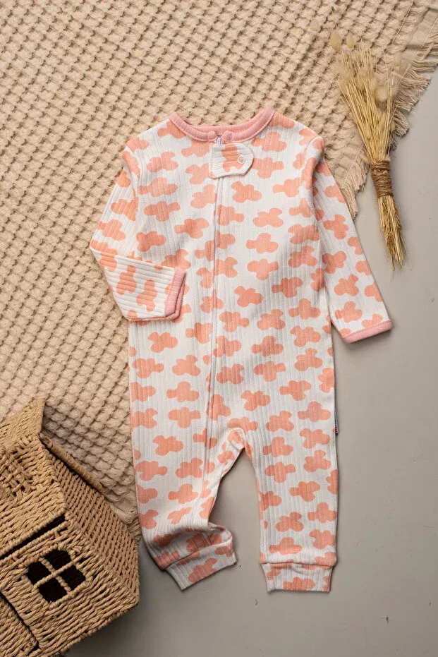 Детский комплект комбинезонов для девочек с принтом Cow Pattern Mielco, Multicolor — фото 4
