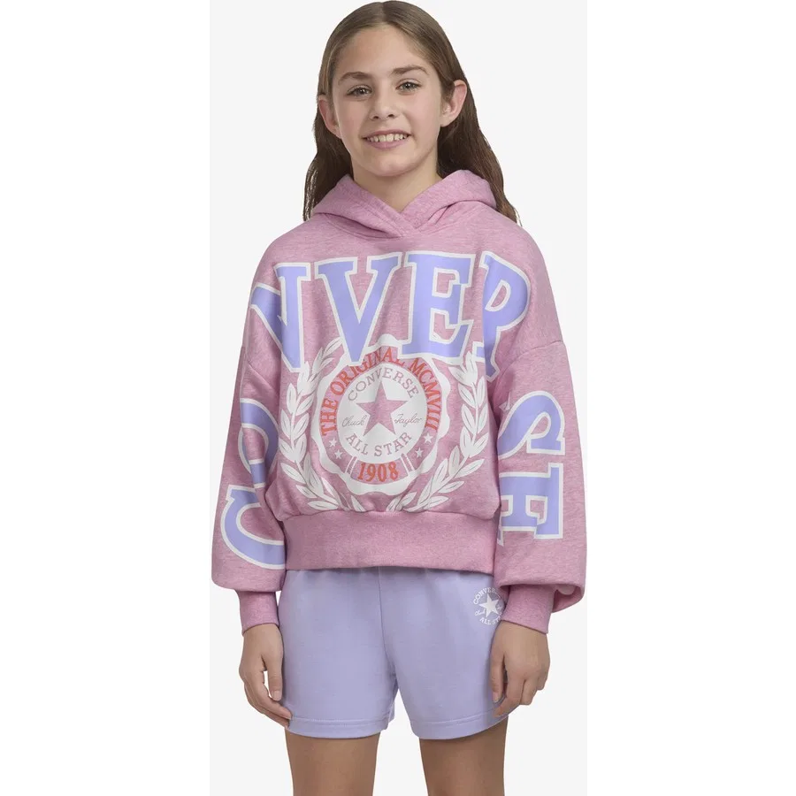 Свитшот Oversized Varsity Converse, Розовый