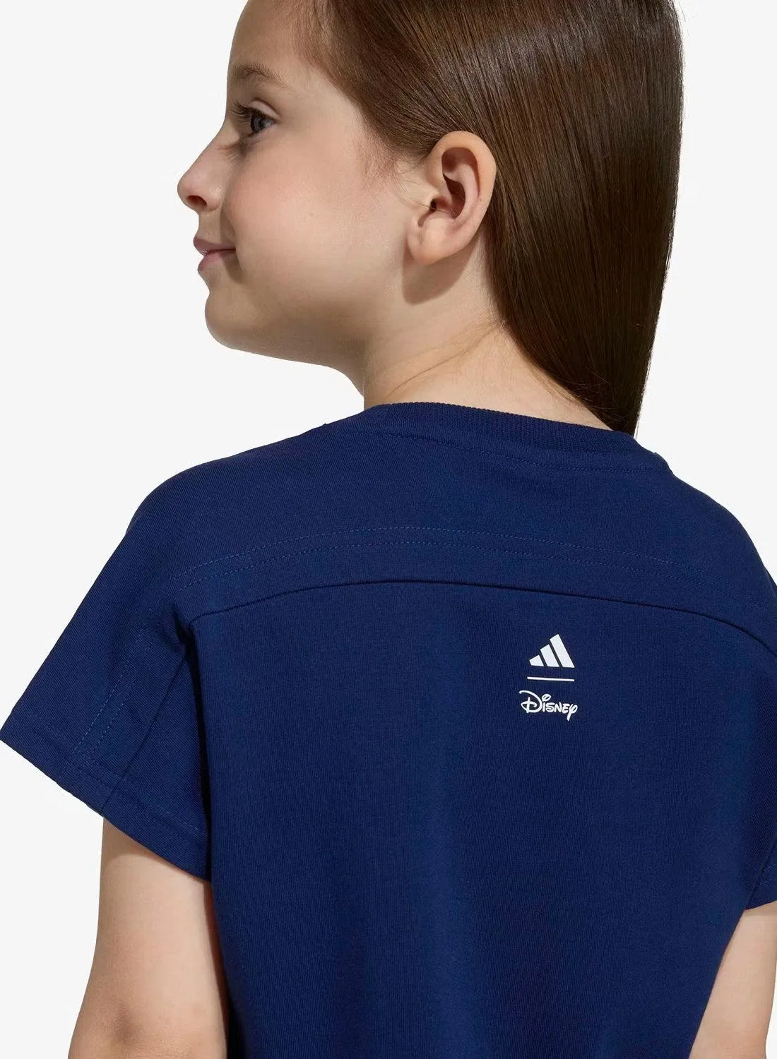 Футболка с принтом Disney Frozen Adidas, синий — фото 2