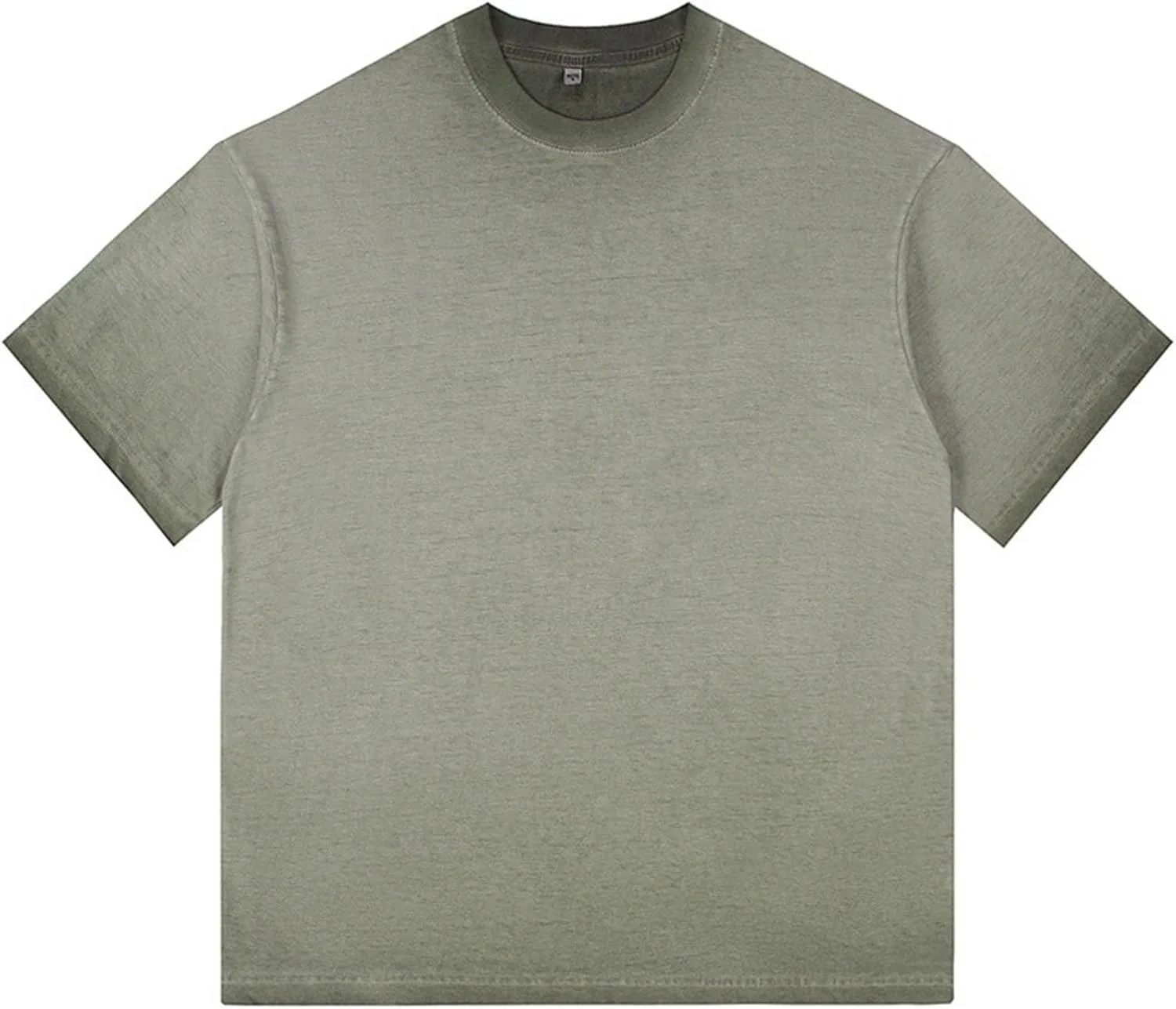 Мужская футболка с градиентным принтом Tie Dye, Army Green — фото 3