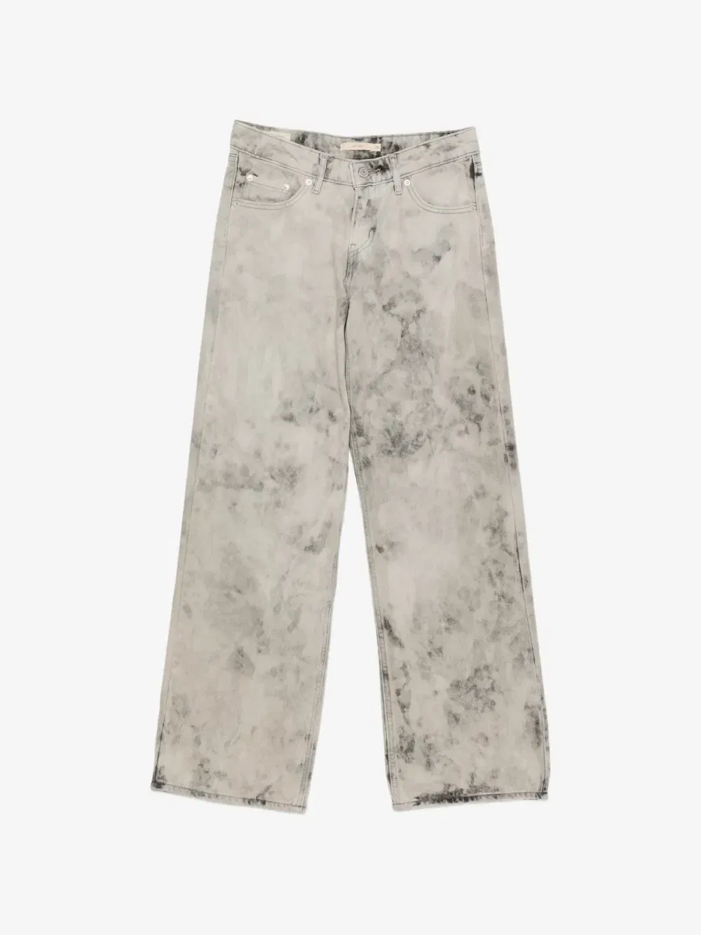Джинсы с эффектом кислотной стирки Levi's, серый
