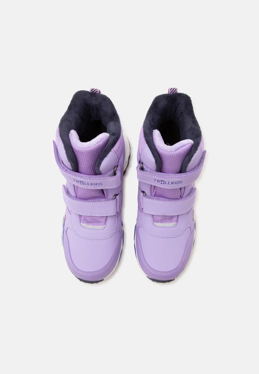 Детские зимние ботинки Hafjell унисекс - зимние ботинки Trollkids, Soft Purple/Navy /Wisteria Purple — фото 4