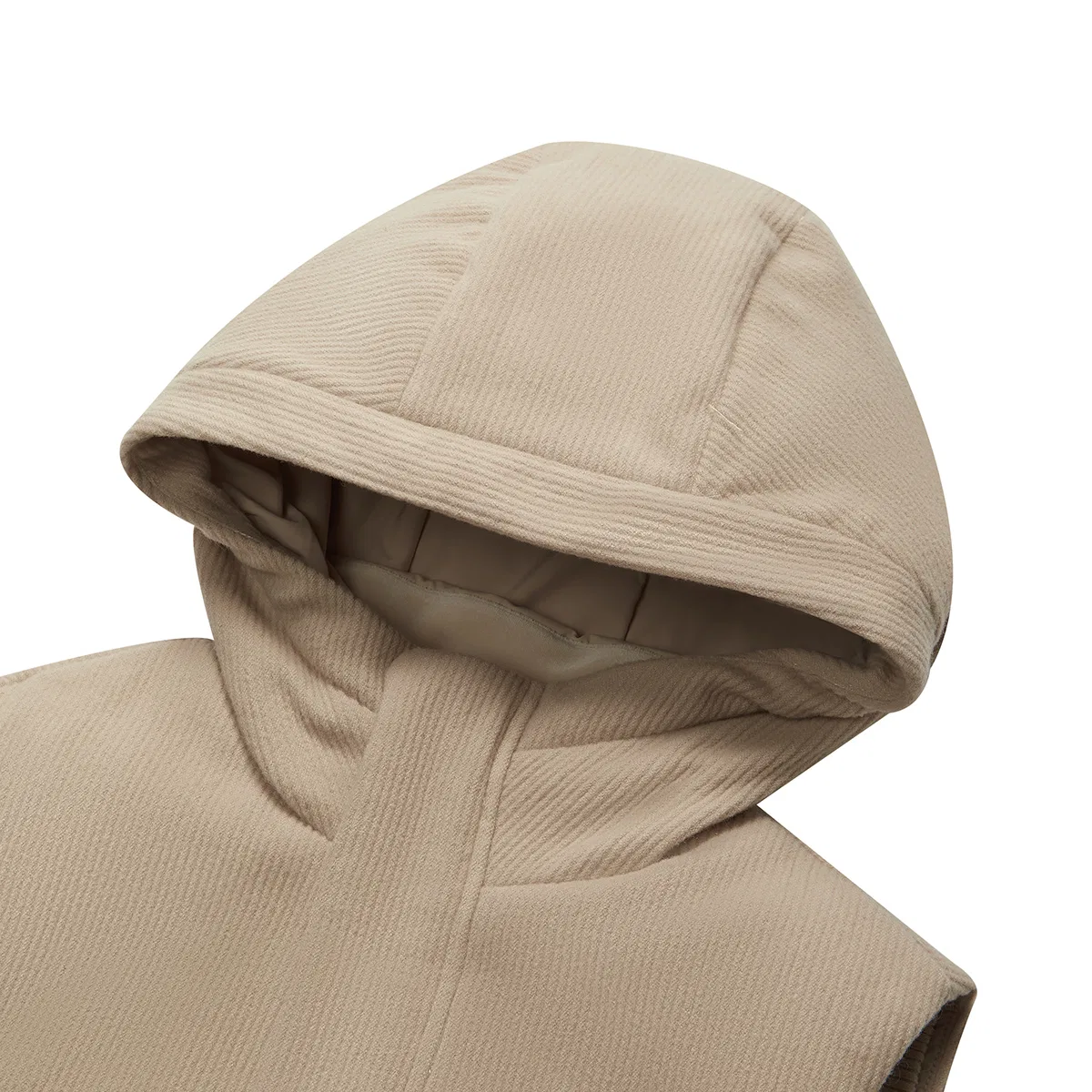 Детский жилет с капюшоном FILA KIDS, Stone Sand Khaki — фото 4