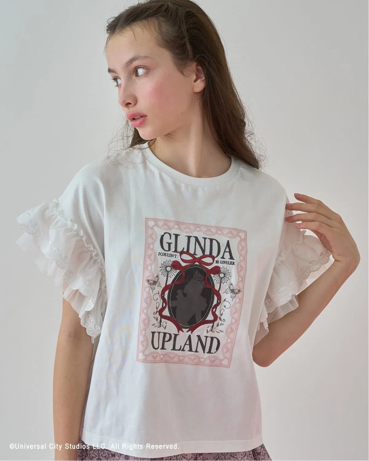 Pom ponette junior Детская футболка с принтом WICKED, пом понетт джуниор, Белый