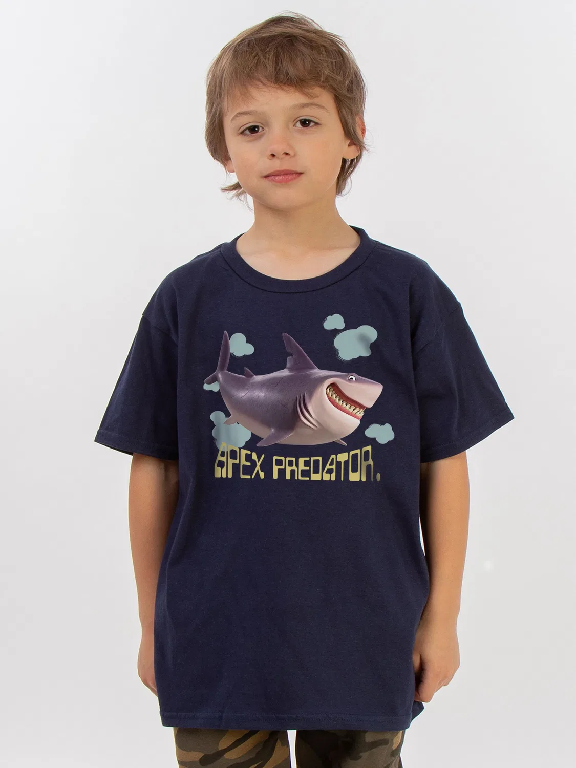 Футболка с принтом Hoppers Apex Predator Brands In, синий — фото 2
