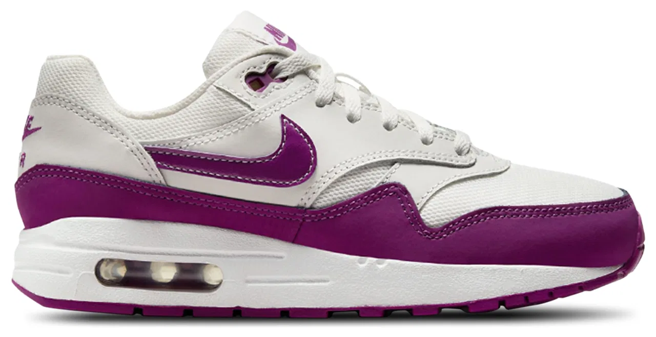 Кроссовки для мальчиков Air Max 1 Nike, цвет White/Violet