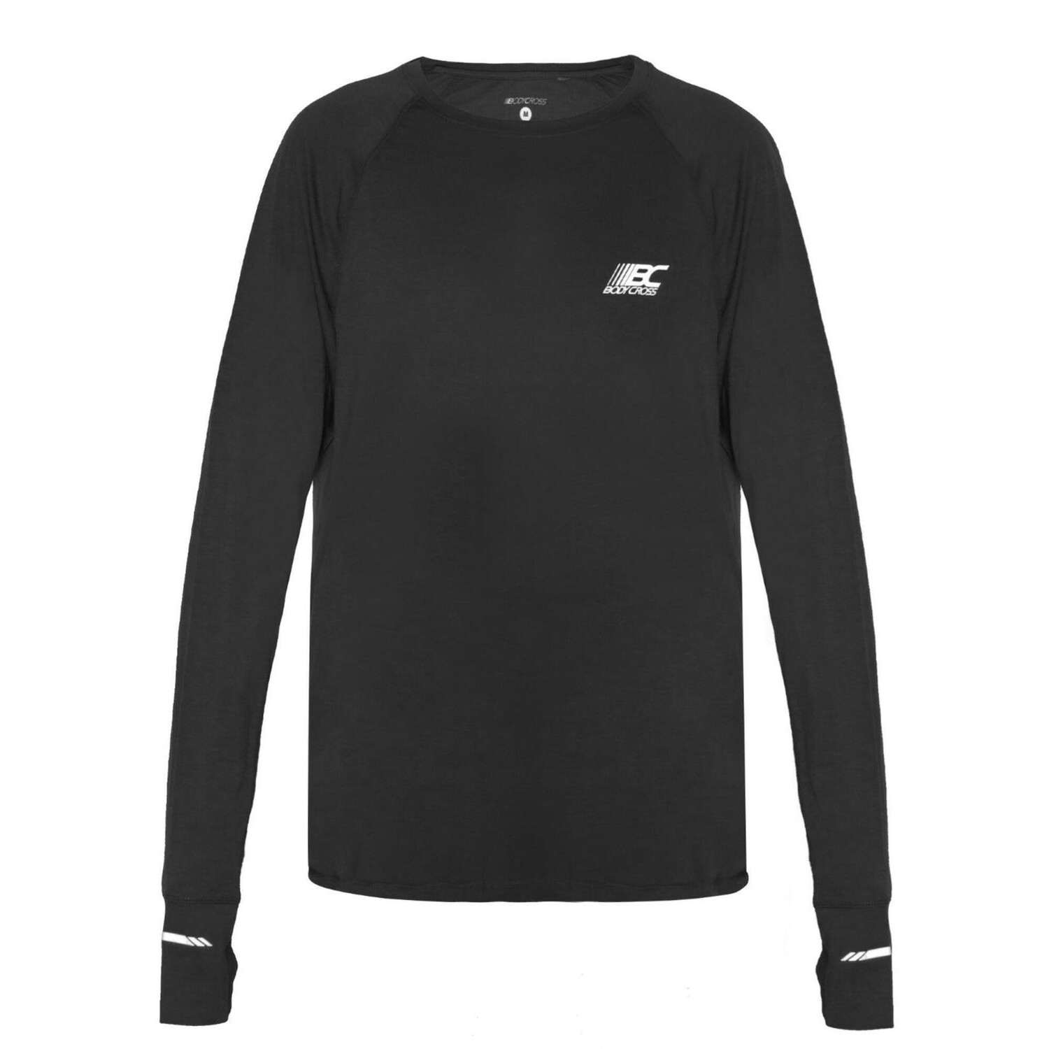 

Шерстяная футболка MIKY Black BODYCROSS, черный