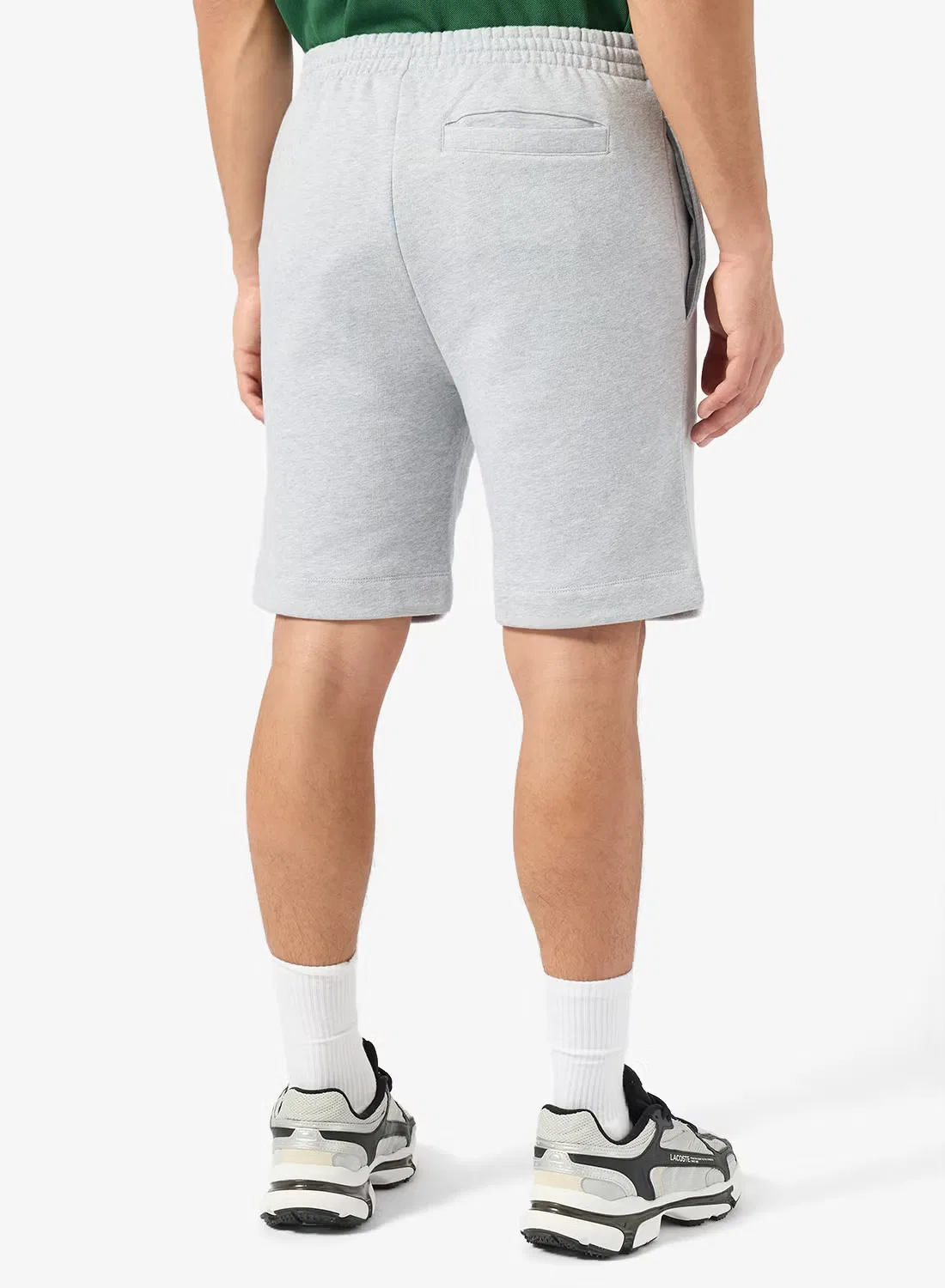 Шорты из флиса Regular fit Lacoste, лиловый — фото 3