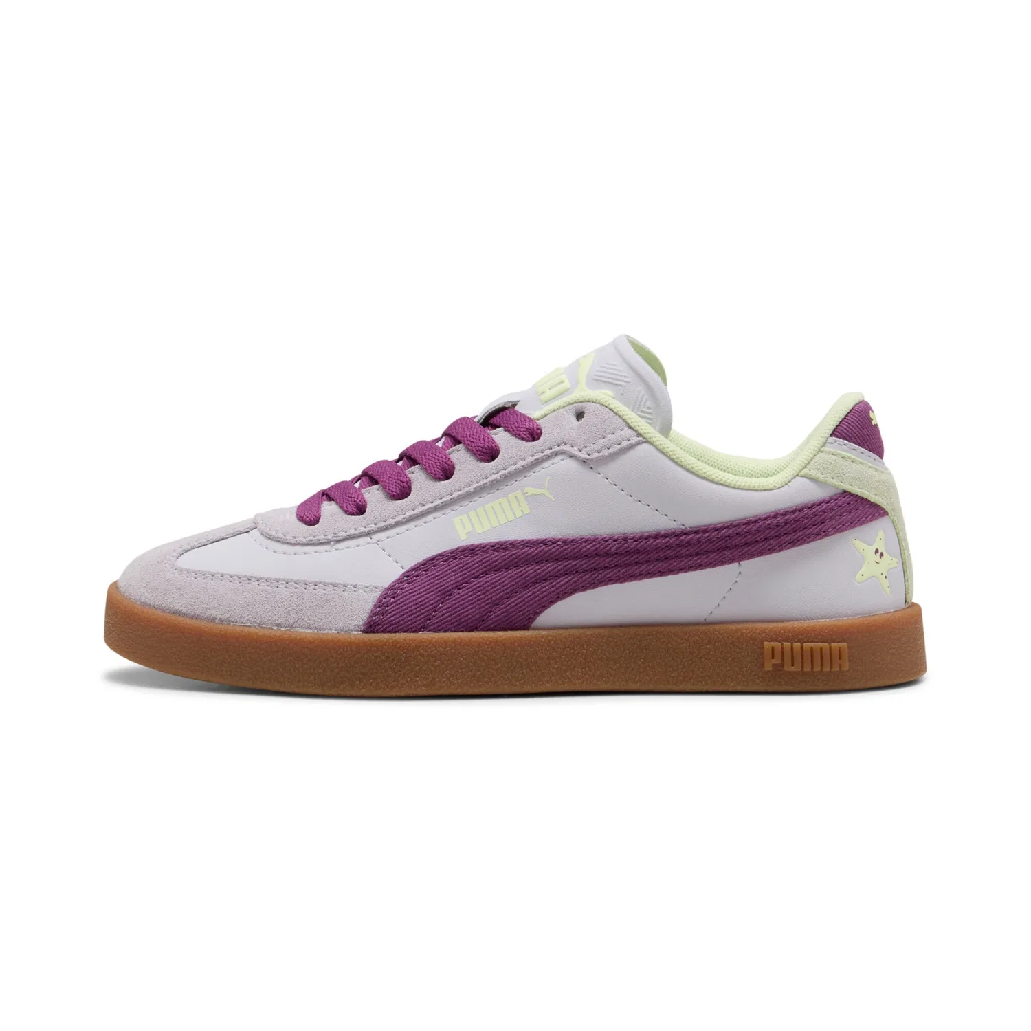 Детские кроссовки с легкопрофилированной подошвой PUMA, Lavender Pop-Plum Wine — фото 2
