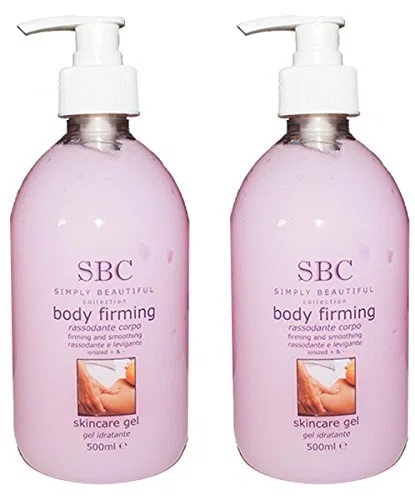 Гель для тела SBC Body Firming Gel, Кофеин, 500 мл × 2, Кофе