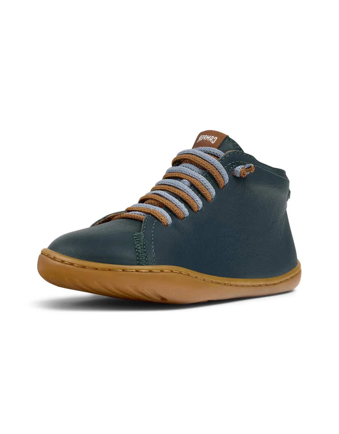Ботинки детские Camper Peu Cami 90019, с эластичной шнуровкой, Dark Green