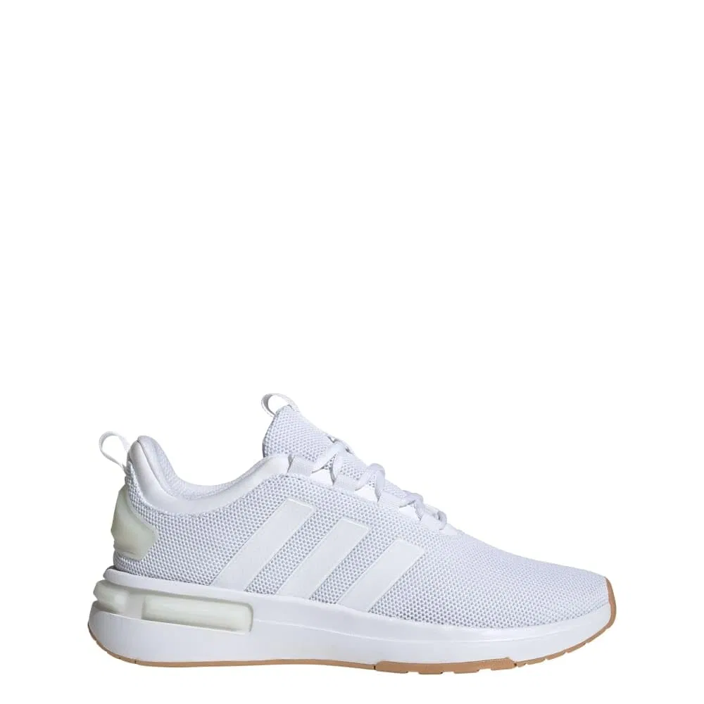 Детские кроссовки на липучке Racer Tr23 Adidas, White Shoe White Rubber 3 — фото 2