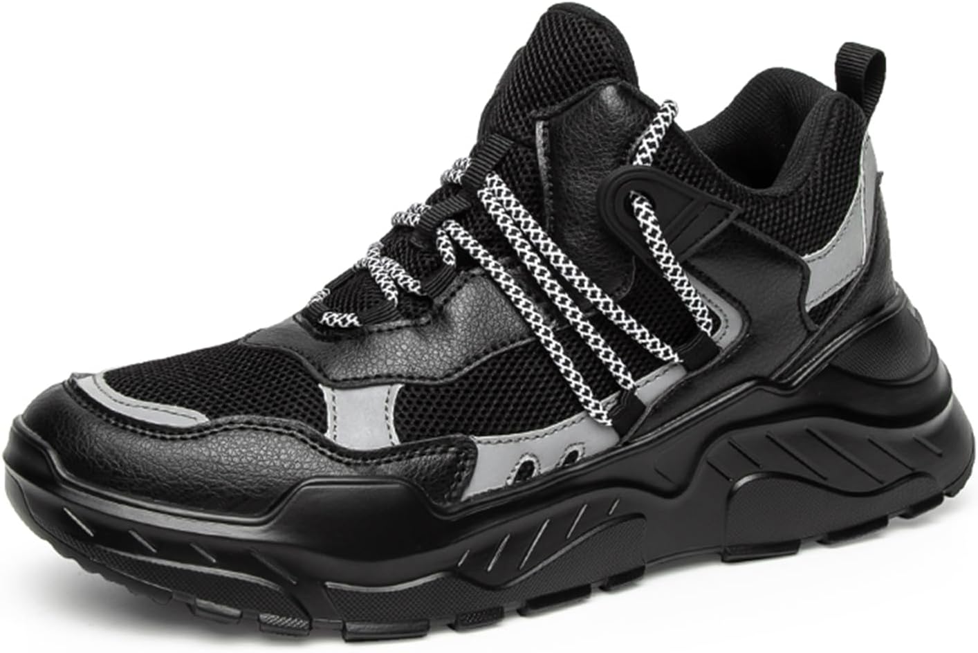 

Мужские кроссовки GSIGUL для бега, модные кеды, отражающие, для тренировок, тенниса и ходьбы, черный