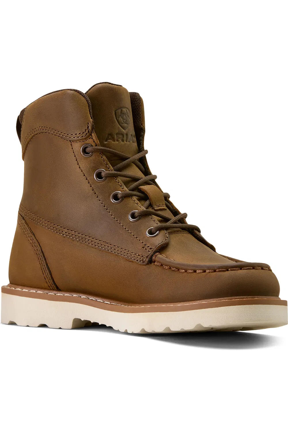 Детские ботинки мокасины со шнуровкой Lift Lacer Ariat, Distressed Brown