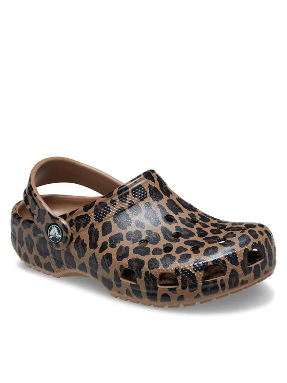 Шлепанцы Classic Animal Clog T Crocs, коричневый — фото 2