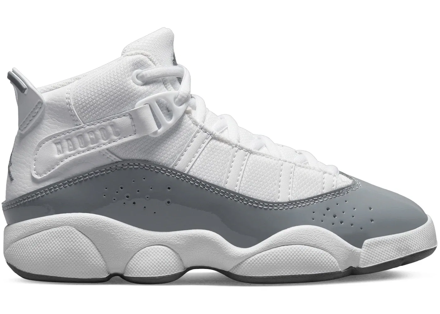 Детские кроссовки Lifestyle с моделью Jordan 6 Rings Jordan, White/White/Cool Grey